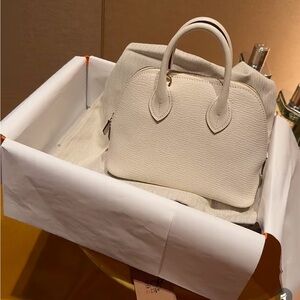 Bolide mini style Elegant Cream Handbag
